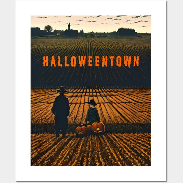 Halloweentown Wall Art by WhiteTeeRepresent